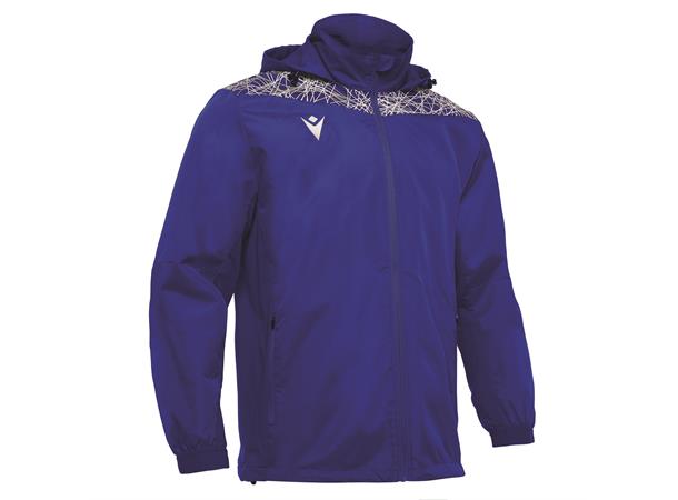 Lahti Showerjacket BLÅ/HVIT L Vann- og vindavstøtende jakke - Unisex 