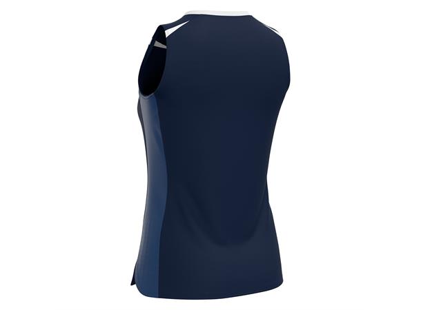 Lily Eco Sleeveless Shirt NAV/WHT M Teknisk kamp og treningsdrakt - Dame 